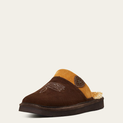 Fleece Square Toe Slipper