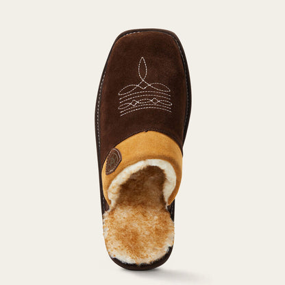 Fleece Square Toe Slipper
