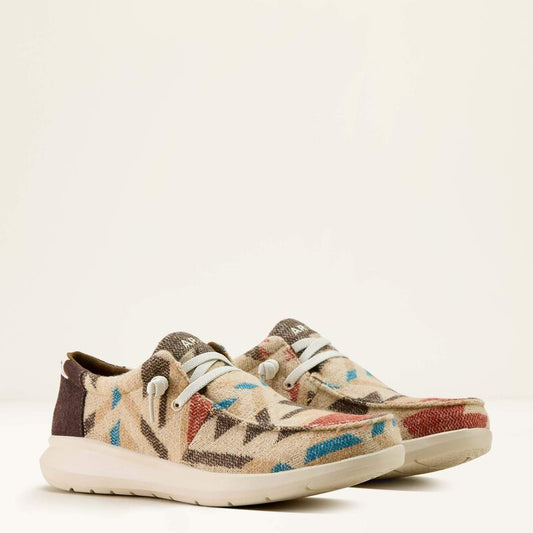 Vintage Southwest Flannel Slip-on Shoes