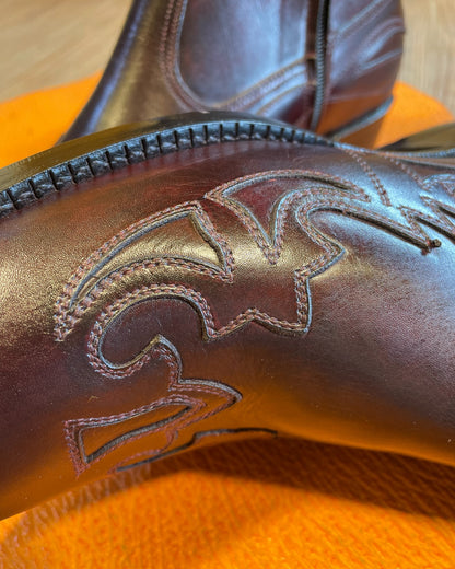 Reddish Brown Cowboy Boots For Men