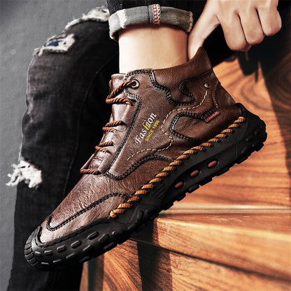 Men's Leather Casual Boots