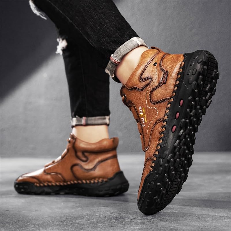 Men's Leather Casual Boots