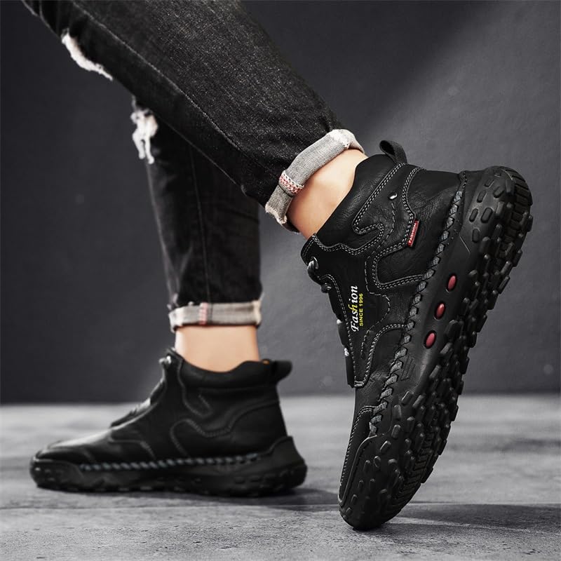 Men's Leather Casual Boots