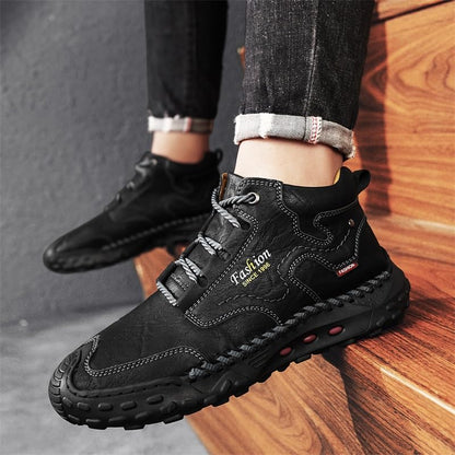 Men's Leather Casual Boots