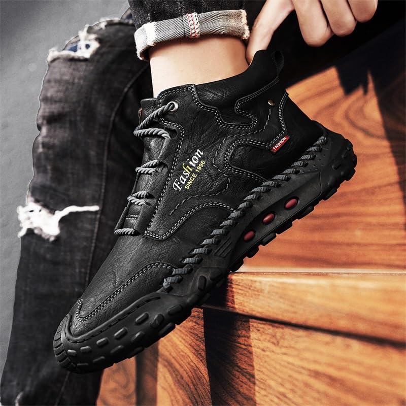 Men's Leather Casual Boots