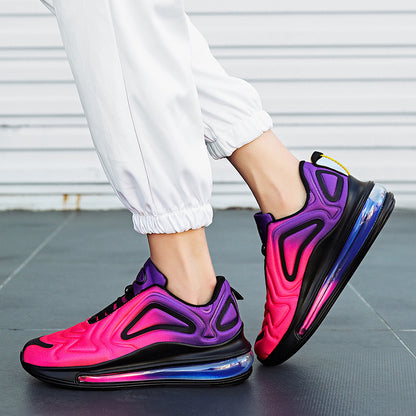 Colorful Air Cushion Shock-absorbing Casual Running Shoes