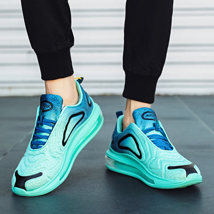 Colorful Air Cushion Shock-absorbing Casual Running Shoes