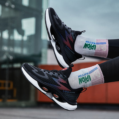 Popcorn Sole Luminous Ultra-light Shock-absorbing Running Shoes