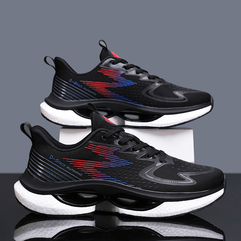 Popcorn Sole Luminous Ultra-light Shock-absorbing Running Shoes