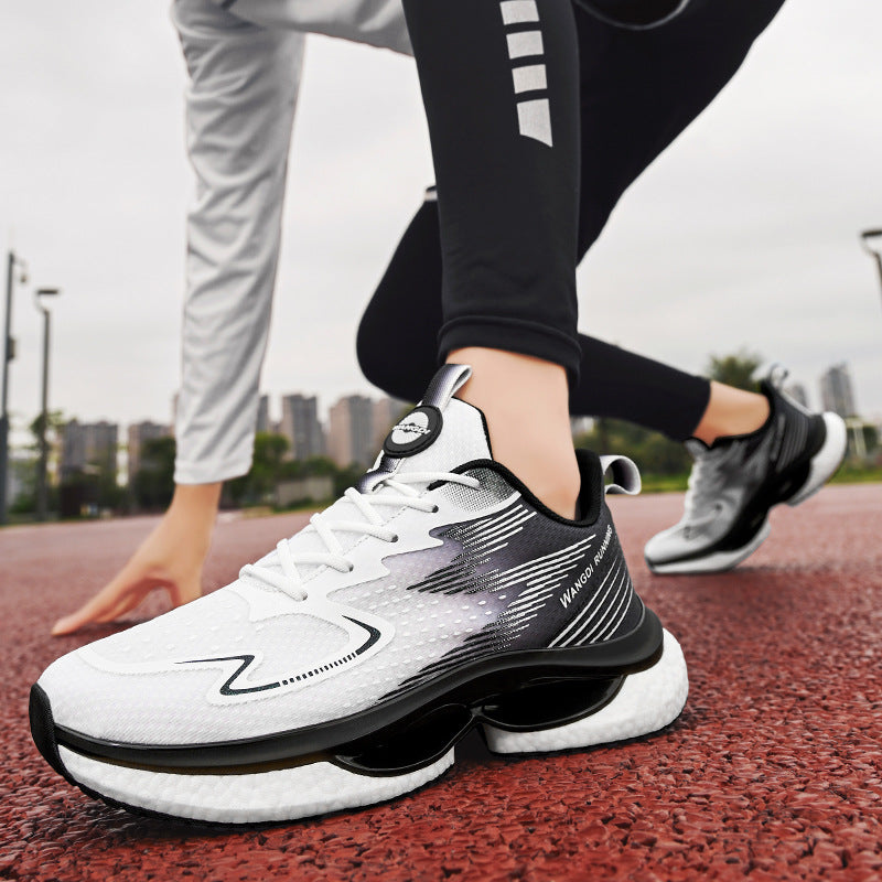 Popcorn Sole Luminous Ultra-light Shock-absorbing Running Shoes