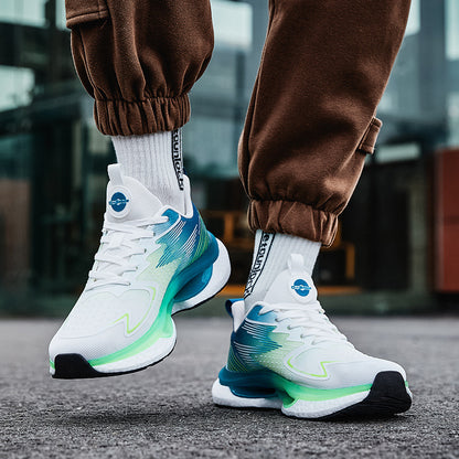 Popcorn Sole Luminous Ultra-light Shock-absorbing Running Shoes
