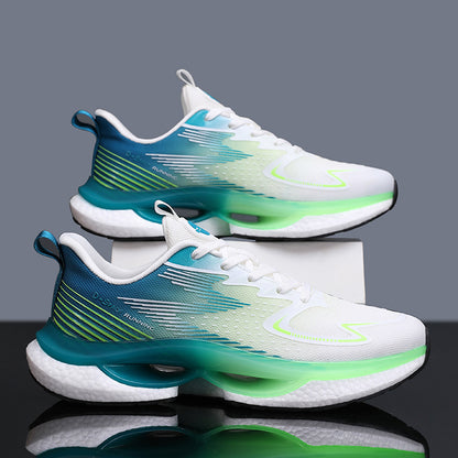 Popcorn Sole Luminous Ultra-light Shock-absorbing Running Shoes