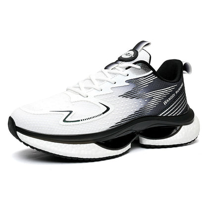 Popcorn Sole Luminous Ultra-light Shock-absorbing Running Shoes