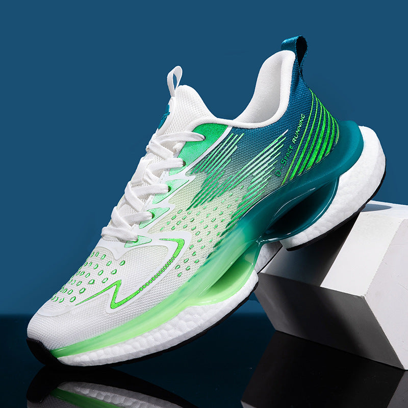 Popcorn Sole Luminous Ultra-light Shock-absorbing Running Shoes
