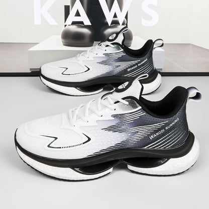 Popcorn Sole Luminous Ultra-light Shock-absorbing Running Shoes