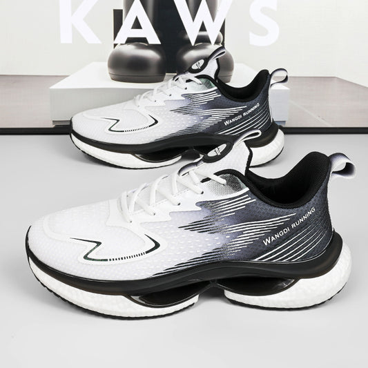 Popcorn Sole Luminous Ultra-light Shock-absorbing Running Shoes