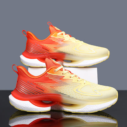 Popcorn Sole Luminous Ultra-light Shock-absorbing Running Shoes