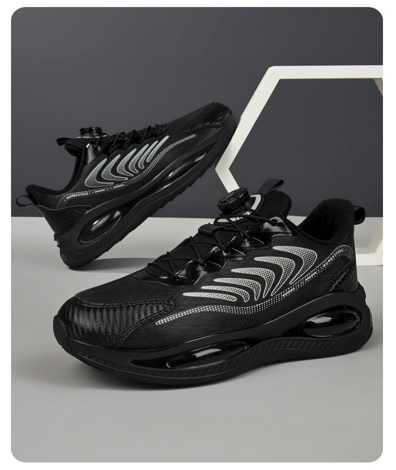 Air Cushion Swivel Buckle Running Shoes