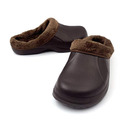 Adult Fur-lined Winter Clogs
