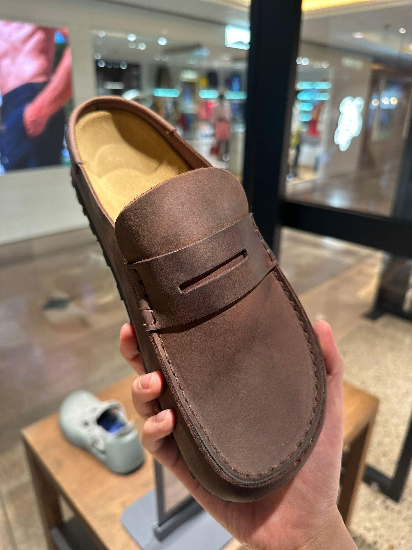 Wide Suede Loafers