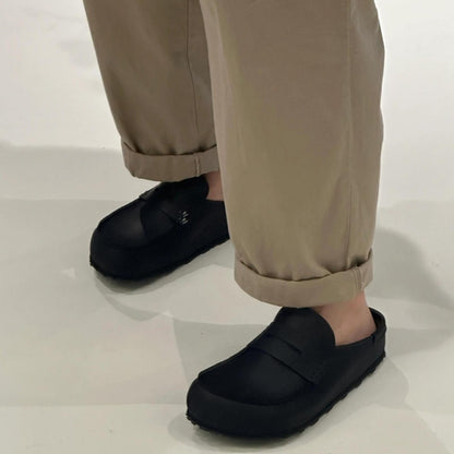 Wide Suede Loafers