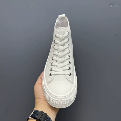 Genuine Cowhide Leather Soft Upper Lace-up Skate Shoes