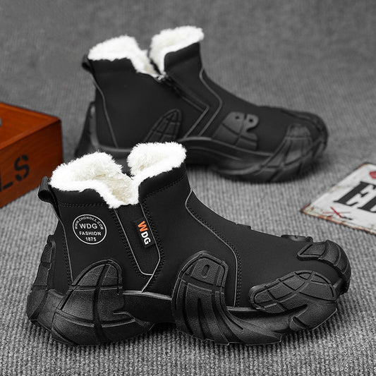 Men's Waterproof And Non-slip Fleece-lined Shoes