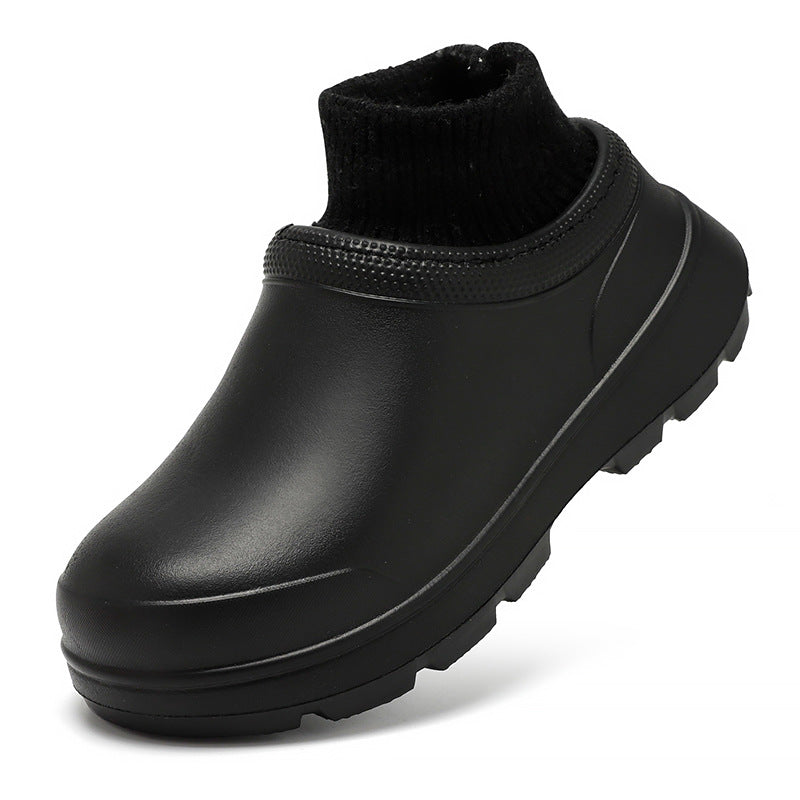 Non-slip And Waterproof Fleece-lined Lightweight Casual Shoes