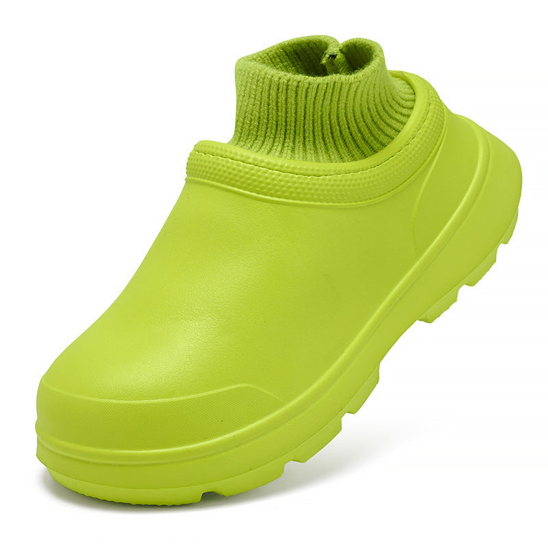 Non-slip And Waterproof Fleece-lined Lightweight Casual Shoes