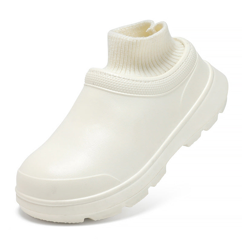 Non-slip And Waterproof Fleece-lined Lightweight Casual Shoes