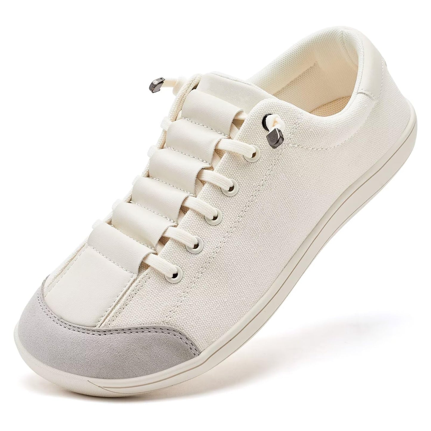 Wide Width Canvas Slip-on Minimalist Shoes