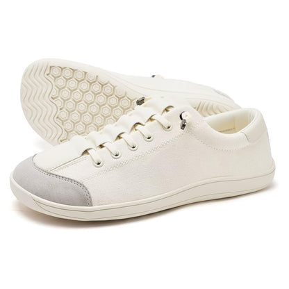 Wide Width Canvas Slip-on Minimalist Shoes