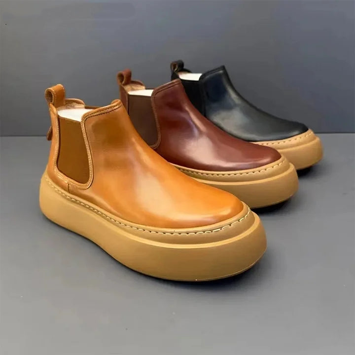 Handmade Retro Horsehide Chelsea Boot
