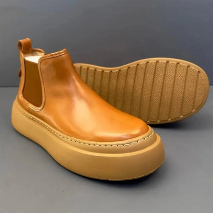 Handmade Retro Horsehide Chelsea Boot