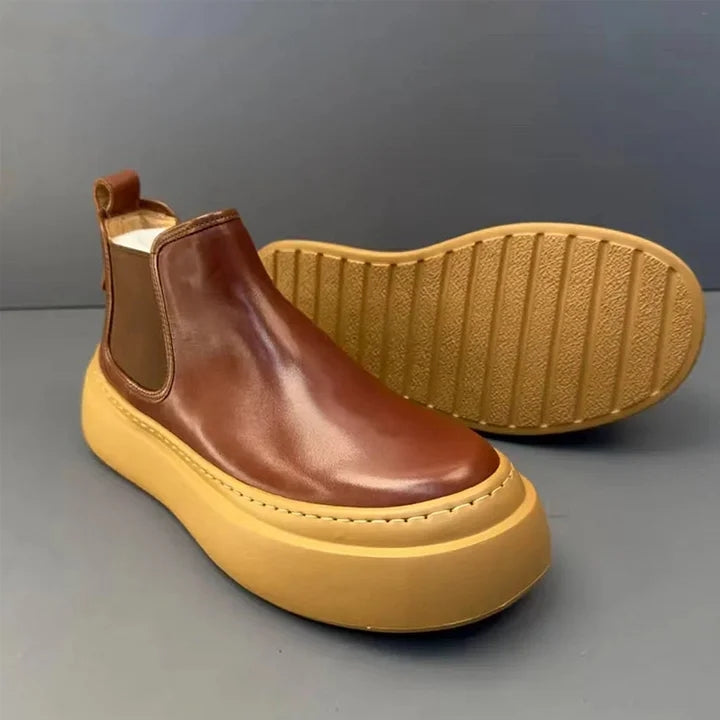 Handmade Retro Horsehide Chelsea Boot