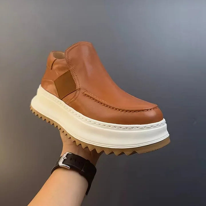 Handmade Retro British Style Horsehide Ankle Boot