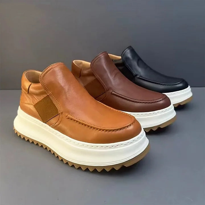 Handmade Retro British Style Horsehide Ankle Boot