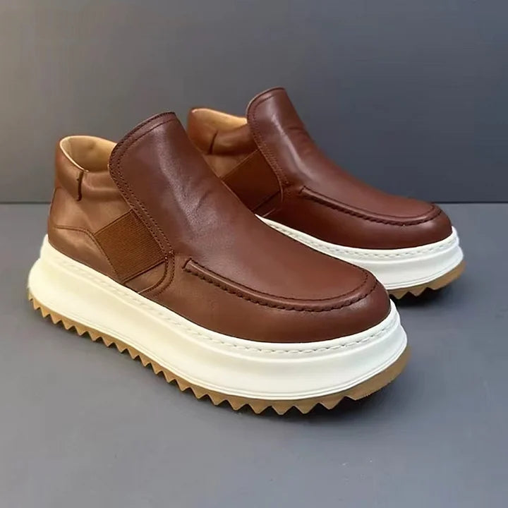 Handmade Retro British Style Horsehide Ankle Boot