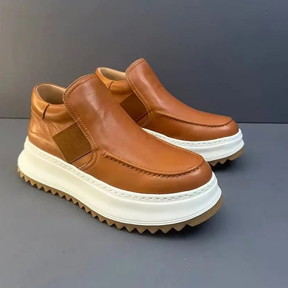 Handmade Retro British Style Horsehide Ankle Boot