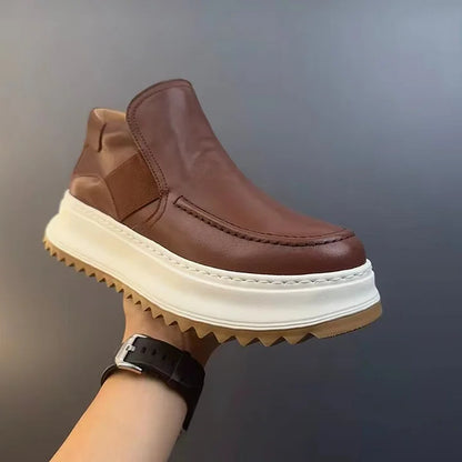 Handmade Retro British Style Horsehide Ankle Boot