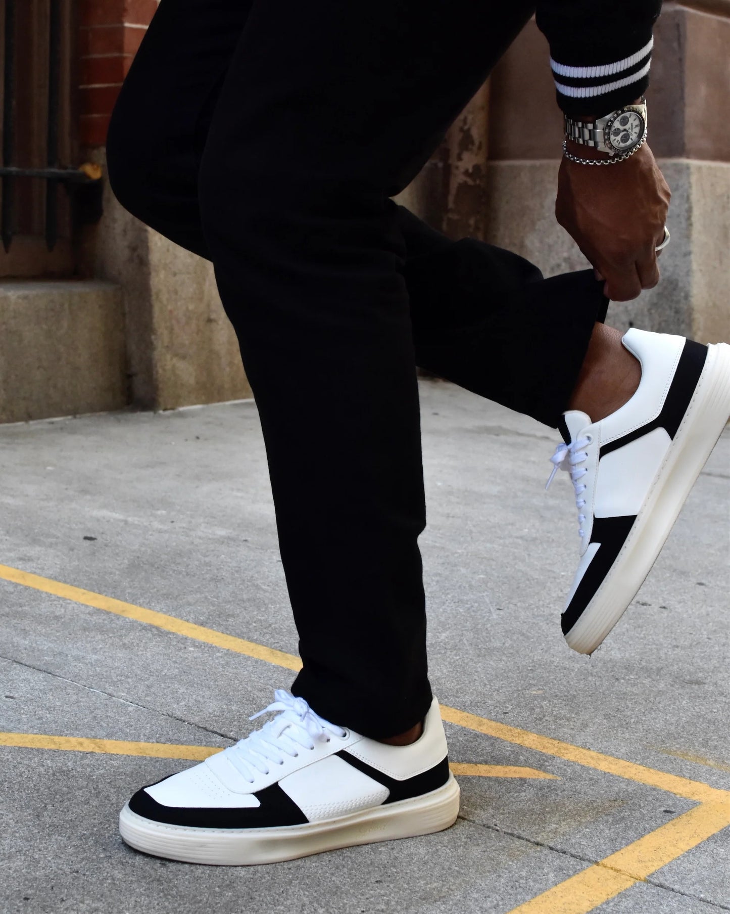 Panda-colored Sneakers