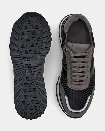 Suede Mesh Breathable Sneakers