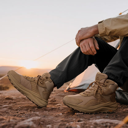 Men's Wide Toe Box Waterproof Outdoor Trekking Camping Shoes