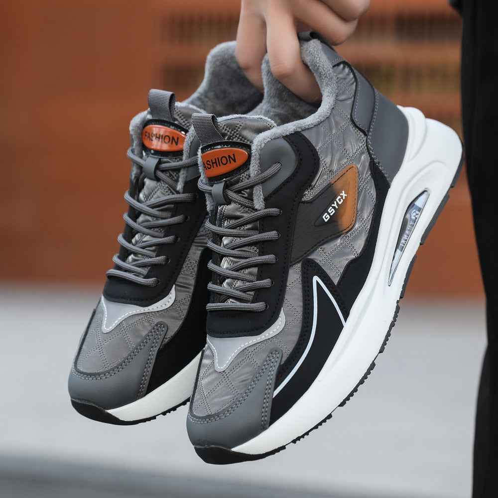 Winter Warm Sneakers With Thickened Fleece Lining