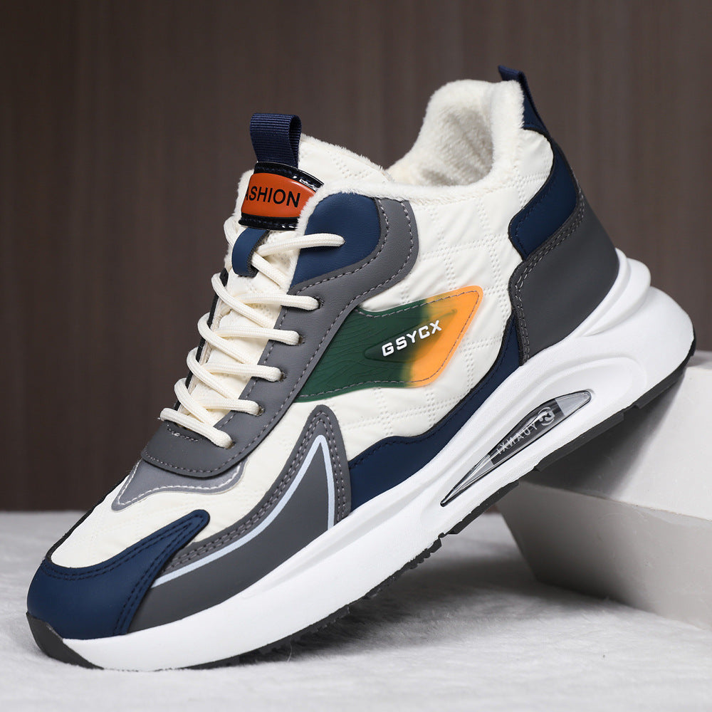 Winter Warm Sneakers With Thickened Fleece Lining