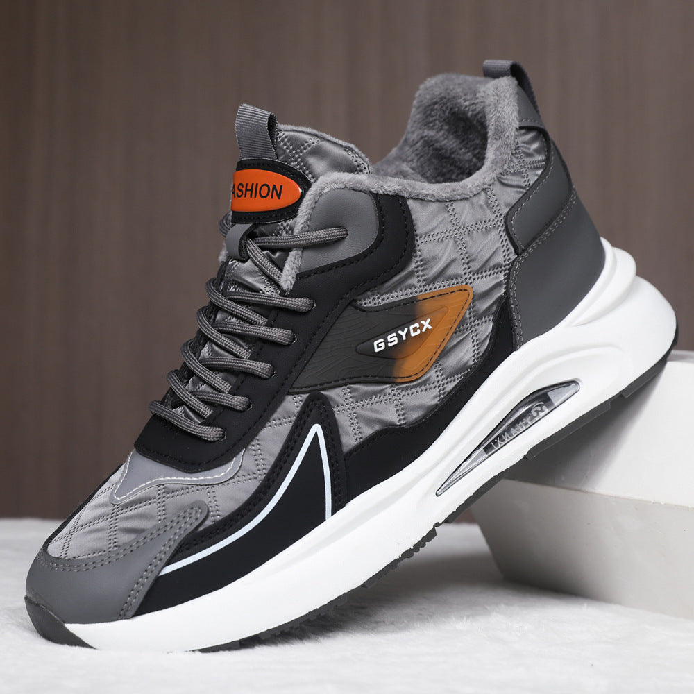 Winter Warm Sneakers With Thickened Fleece Lining