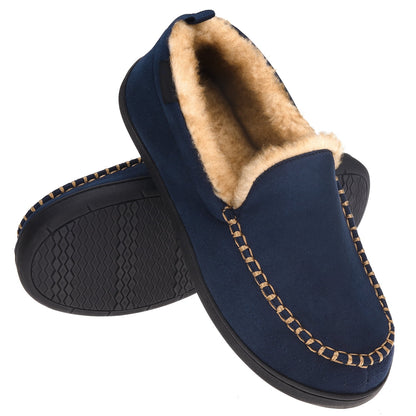 Men's Fuzzy Moccasin Casual Shoes