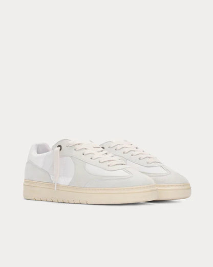 Suede Leather & Nylon Low Top Sneakers