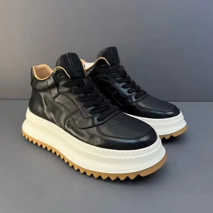 Handmade Retro Mid-top Casual Men Shoes