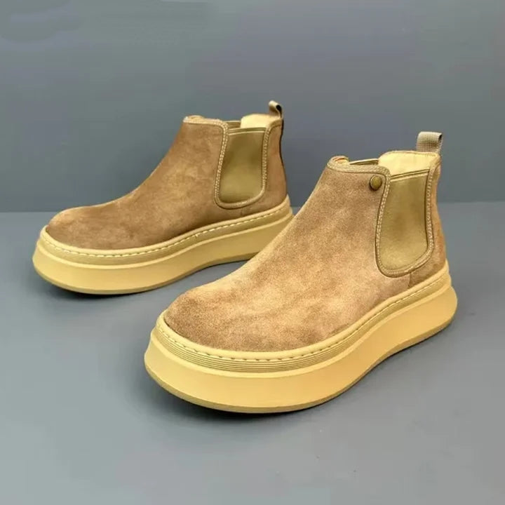 Handmade Retro British Versatile Chelsea Boots